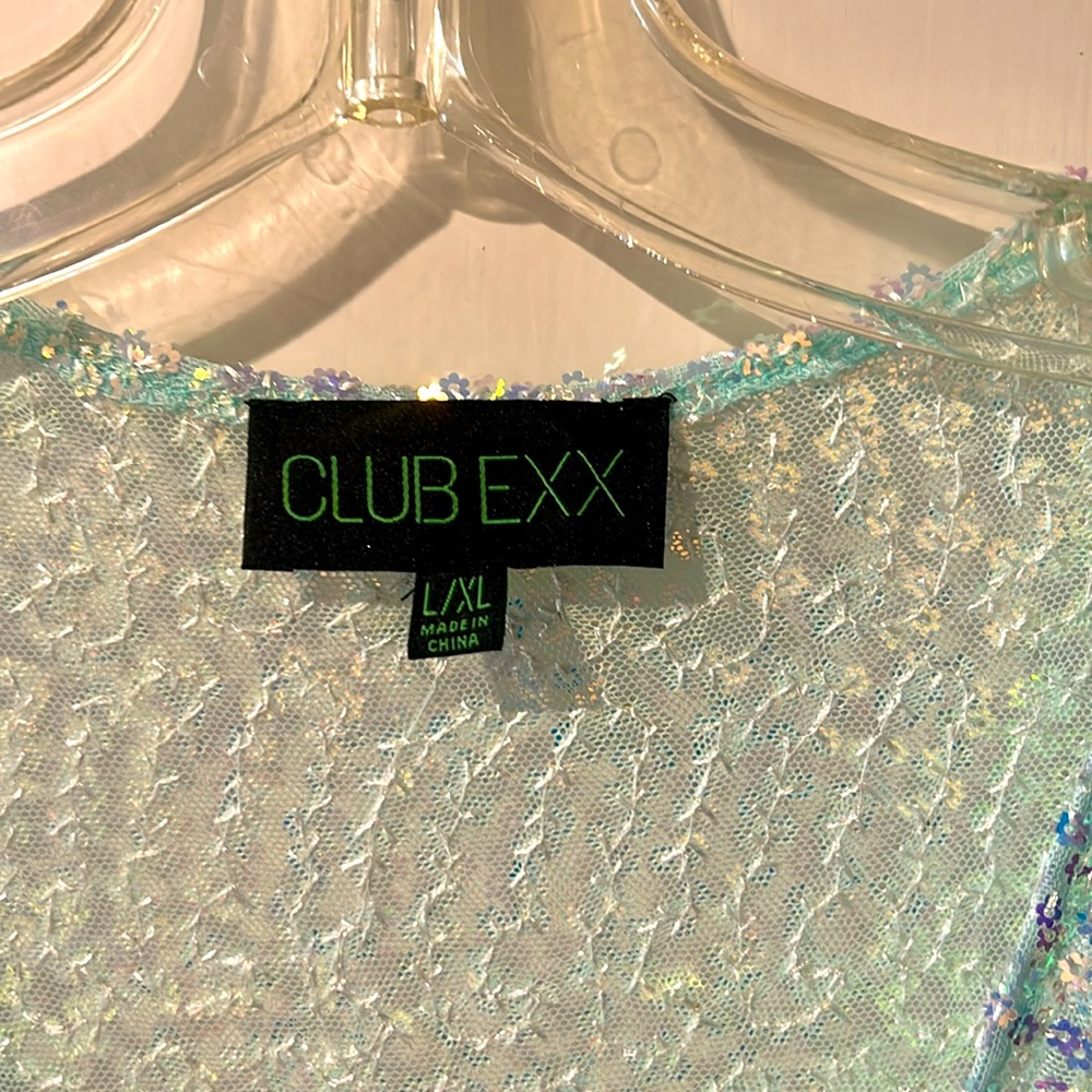 Sequined dress 👗 CLUB-EXX size L/XL
Aqua - Picture 2 of 8